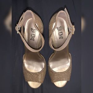 Brash Gold Heels